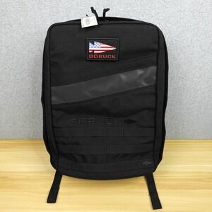 GORUCK Rucker 4.0 20L Backpack Black/Orange Nylon Flag Logo Tactical New